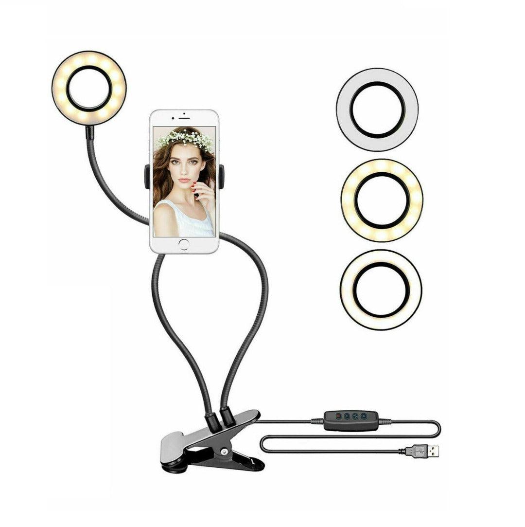 Live Stream Makeup LED Selfie Ring Light - Creators Den